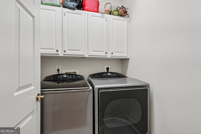 25 Hampreston Ct, Alpharetta, GA 30022 - washroom featuring washing machine and dryer and cabinet space