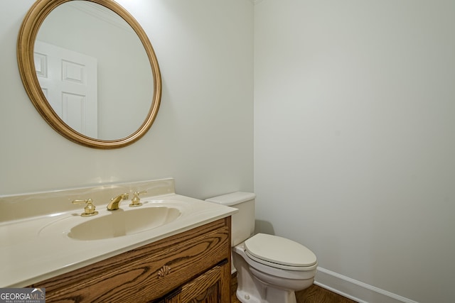 2814 Tanner Lake Trl NW, Marietta, GA 30064 - bathroom featuring vanity and toilet