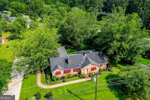508 College St, Bowdon, GA 30108 - aerial view of property and surrounding area