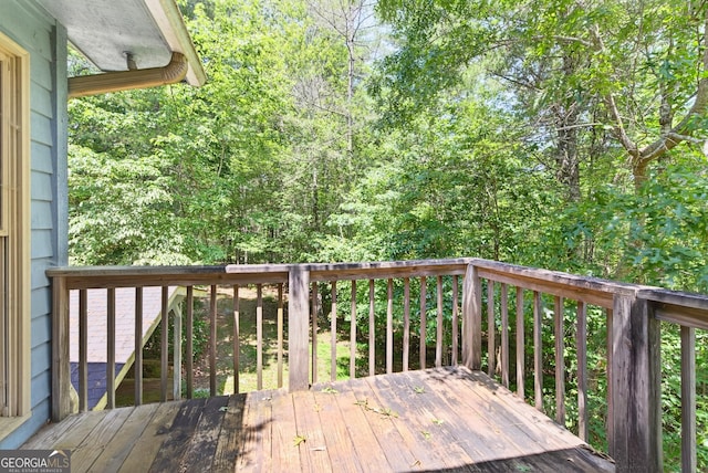 290 Bear Cave Trl, Lakemont, GA 30552 - view of deck