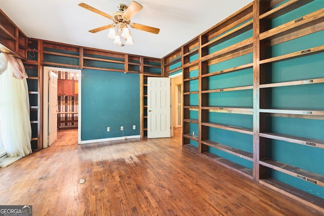 290 Bear Cave Trl, Lakemont, GA 30552 - unfurnished bedroom with wood finished floors