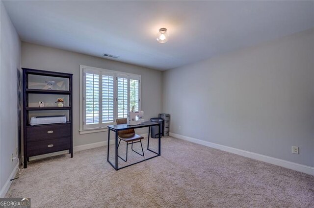 6863 Lake Sterling, Flowery Branch, GA 30542 - home office with light carpet and baseboards