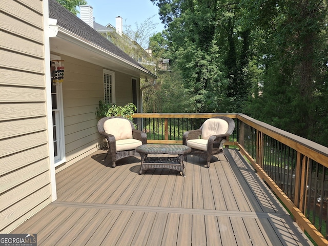 1131 Steeple Run, Lawrenceville, GA 30043 - view of wooden deck