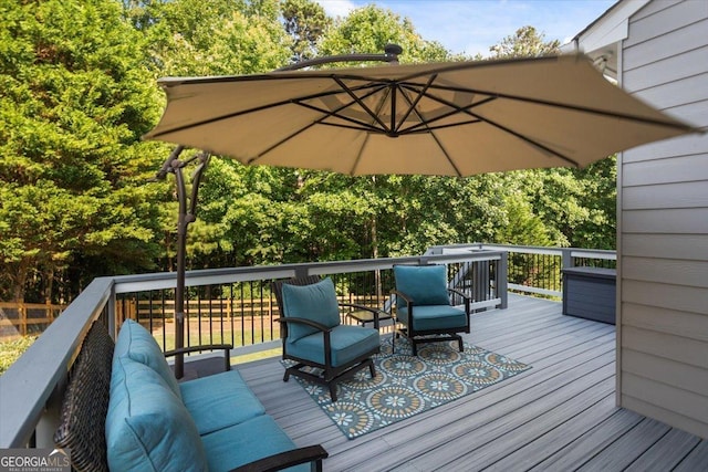 428 Gold Xing, Canton, GA 30114 - deck featuring an outdoor living space