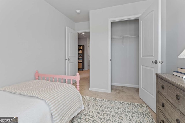 235 Ivey Ter, Temple, GA 30179 - bedroom with light carpet and a closet