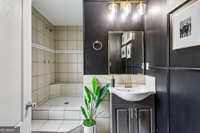 2140 Hurt Rd SW, Marietta, GA 30008 - full bath with a shower stall and vanity