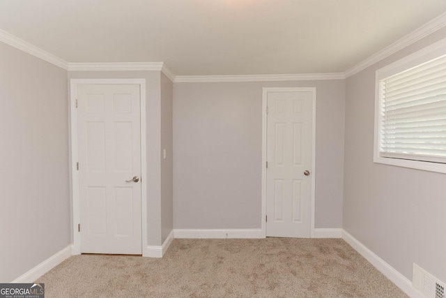 6914 N Baggett Rd, Douglasville, GA 30134 - empty room with ornamental molding and carpet flooring