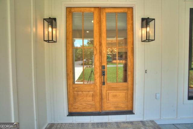 24 Fieldstone Dr NE, Rome, GA 30161 - doorway to property with french doors