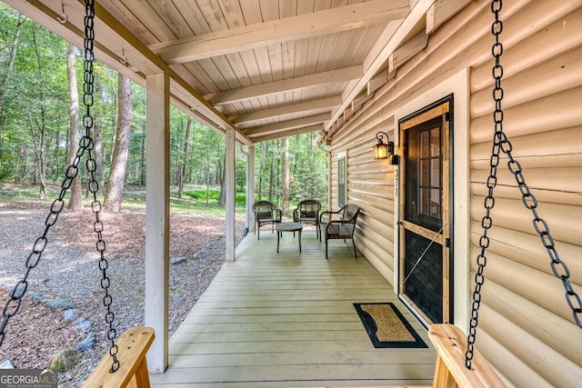 371 Abbott Top Rd, Ellijay, GA 30540 - view of porch