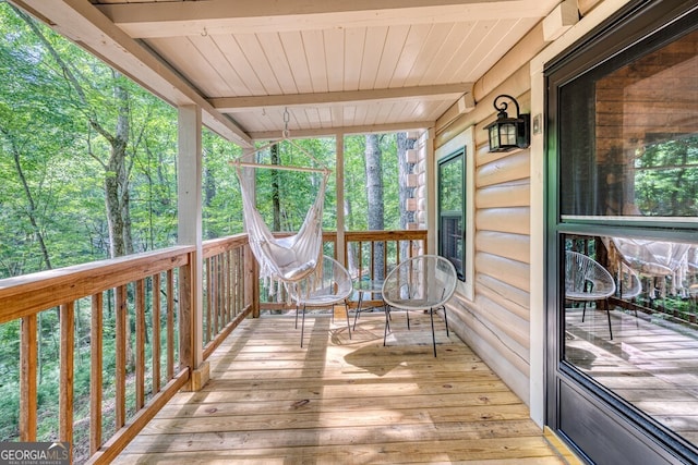 371 Abbott Top Rd, Ellijay, GA 30540 - view of porch