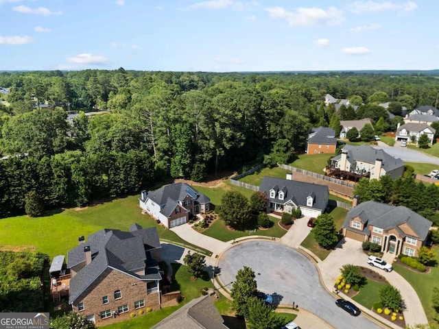 7198 Golfside Dr SE, Covington, GA 30014 - aerial perspective of suburban area with a heavily wooded area