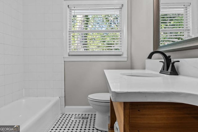195 Sylvan Rd, Athens, GA 30606 - full bath with vanity and tile patterned flooring