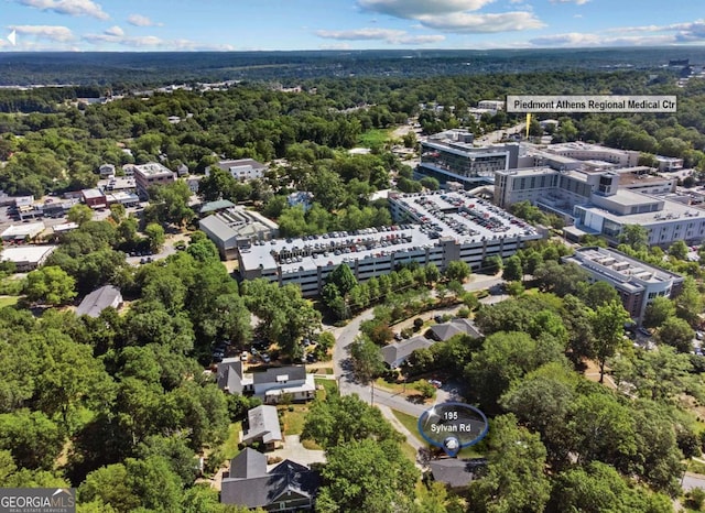 195 Sylvan Rd, Athens, GA 30606 - aerial view of a heavily wooded area
