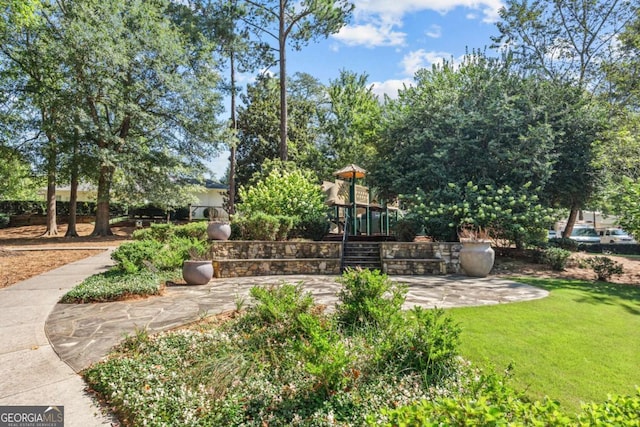 195 Sylvan Rd, Athens, GA 30606 - view of grassy yard featuring a playground