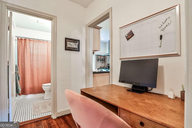 55 Delmont Dr NE Unit C3, Atlanta, GA 30305 - office with dark wood-style floors