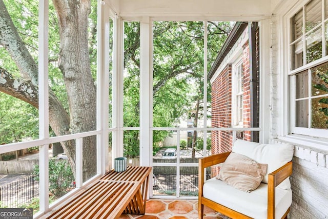 55 Delmont Dr NE Unit C3, Atlanta, GA 30305 - sunroom with healthy amount of natural light
