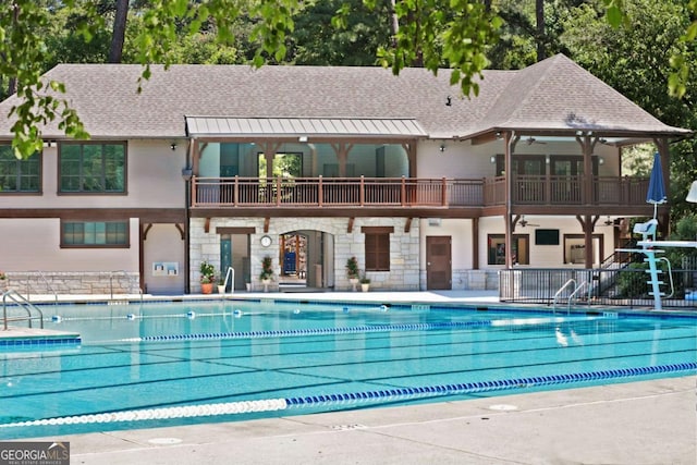 55 Delmont Dr NE Unit C3, Atlanta, GA 30305 - community pool with a patio