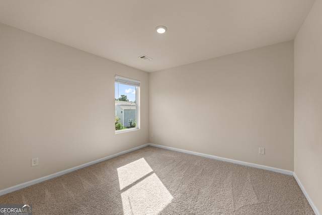 5804 Screech Owl Dr, Flowery Branch, GA 30542 - spare room featuring carpet floors and recessed lighting