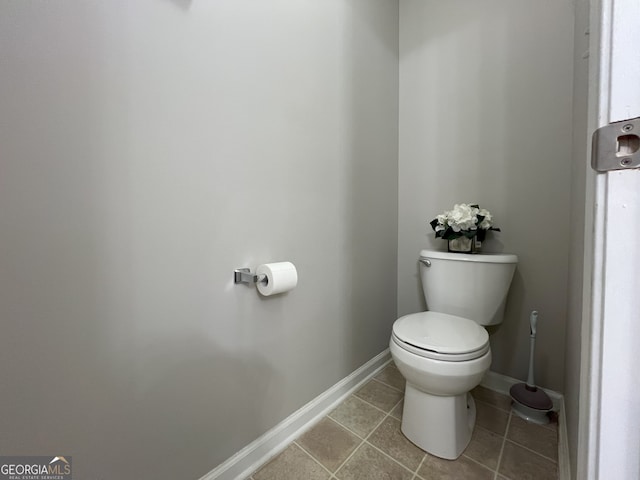 2481 Southhaven Ln, Buford, GA 30519 - bathroom with toilet and tile patterned floors