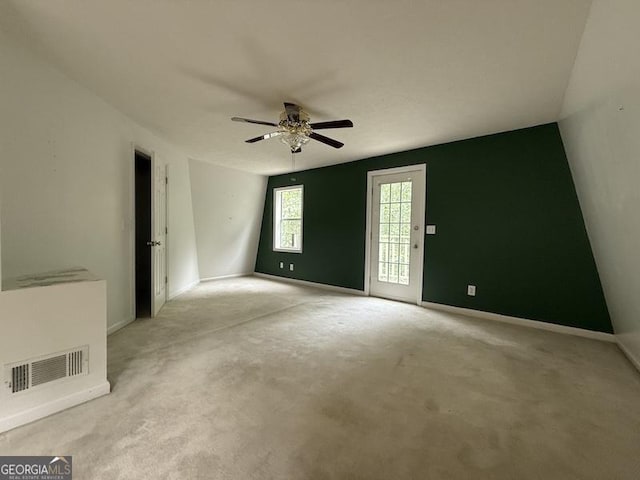 600 Ivory Dr, Baldwin, GA 30511 - carpeted spare room featuring a ceiling fan and baseboards