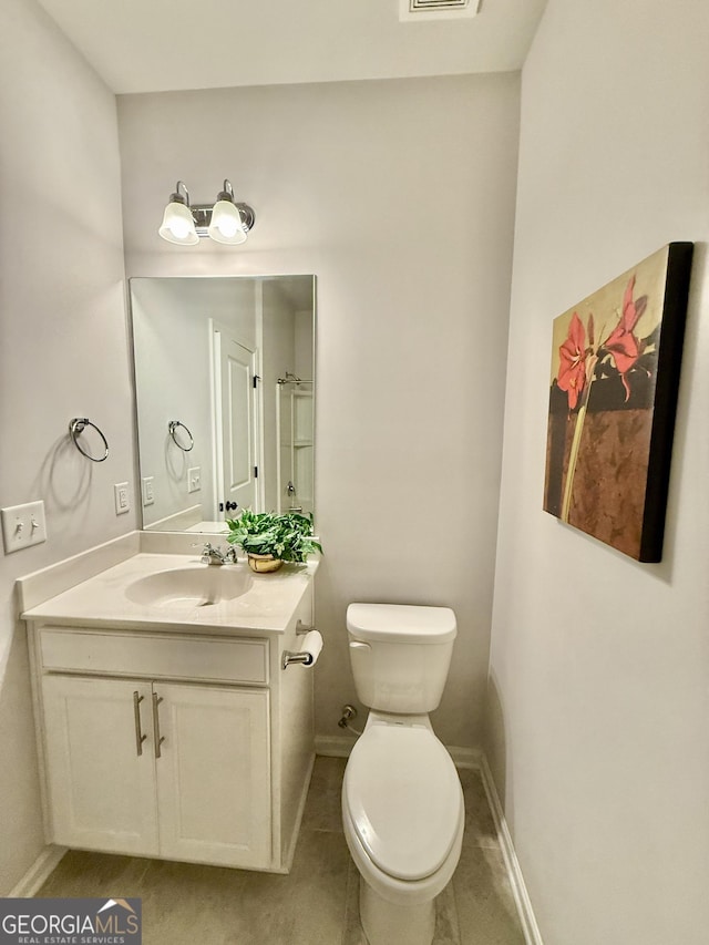 5599 Wheeler Ridge Rd, Auburn, GA 30011 - bathroom with vanity and tile patterned floors