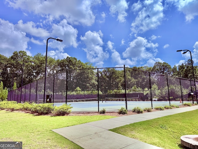 5599 Wheeler Ridge Rd, Auburn, GA 30011 - view of tennis court