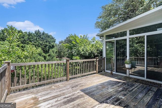 1469 Crescent Walk, Decatur, GA 30033 - view of wooden terrace