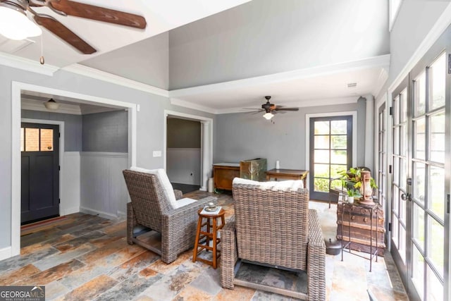 2628 Tanglewood Rd, Decatur, GA 30033 - sunroom / solarium with french doors