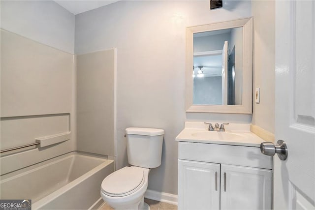 3918 S Creek Ct, Stone Mountain, GA 30083 - bathroom featuring vanity and shower / tub combination