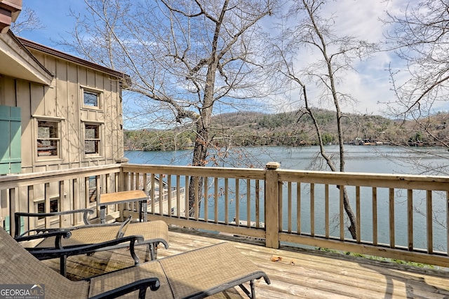 165 Pepe Rd, Clayton, GA 30525 - deck featuring a water view