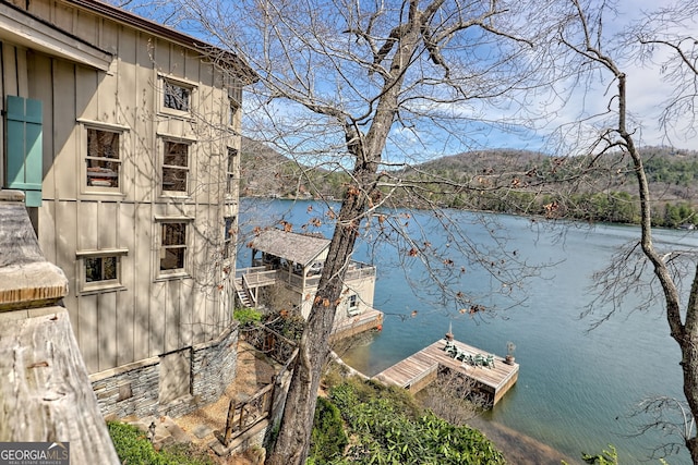 165 Pepe Rd, Clayton, GA 30525 - water view with a floating dock