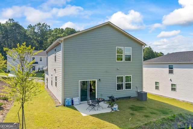 2942 Salinger Way, Gainesville, GA 30507 - rear view of house with a lawn and a patio