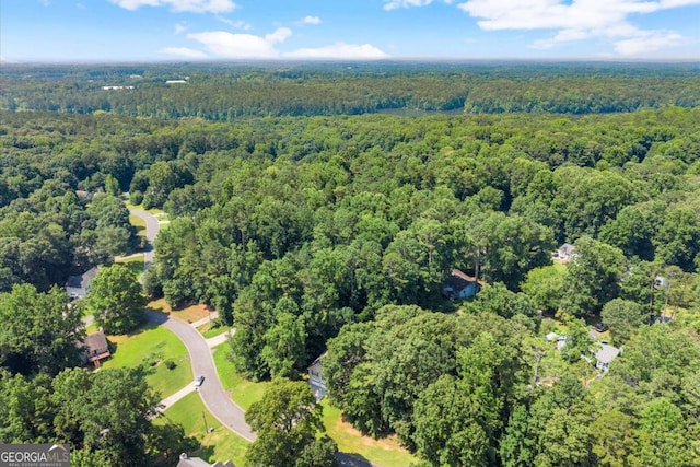 15 Miners Pt SE, Acworth, GA 30102 - aerial overview of property's location with a heavily wooded area