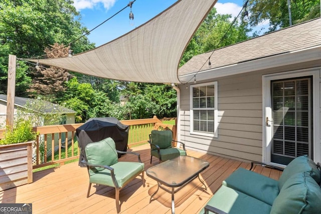 15 Miners Pt SE, Acworth, GA 30102 - deck featuring grilling area