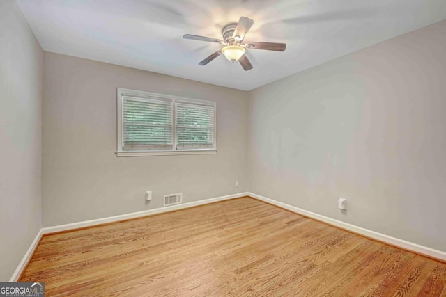 1693 Alderbrook Rd NE, Atlanta, GA 30345 - spare room featuring wood finished floors and ceiling fan