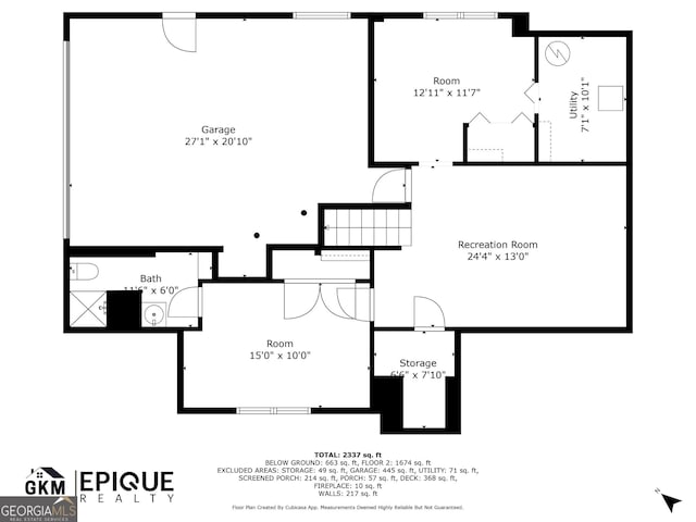 1693 Alderbrook Rd NE, Atlanta, GA 30345 - view of property floor plan