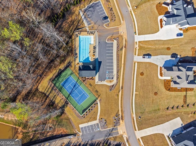 1118 Coralbell Dr, Statham, GA 30666 - drone / aerial view of a pool area