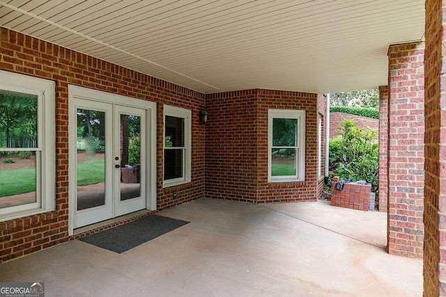 2052 Trimleston Rd, Statham, GA 30666 - view of patio with french doors
