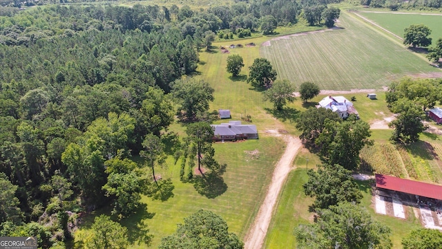 788 Buie Cir, Pembroke, GA 31321 - aerial view of property and surrounding area with rural landscape