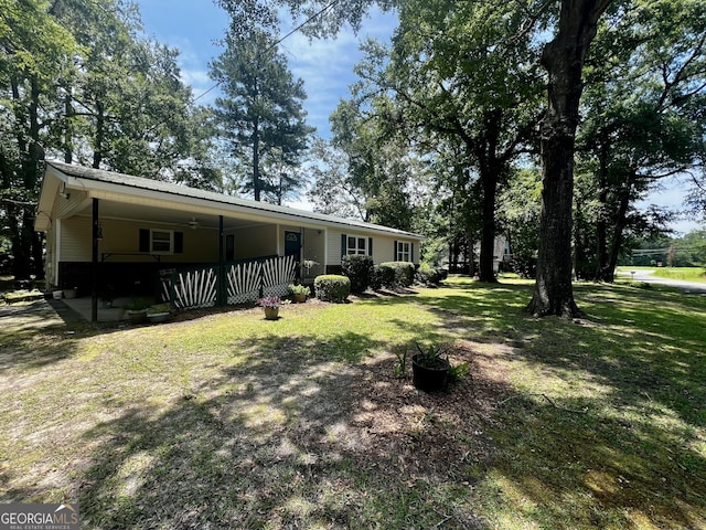 415 Willa Ln, Dublin, GA 31021 - view of green lawn
