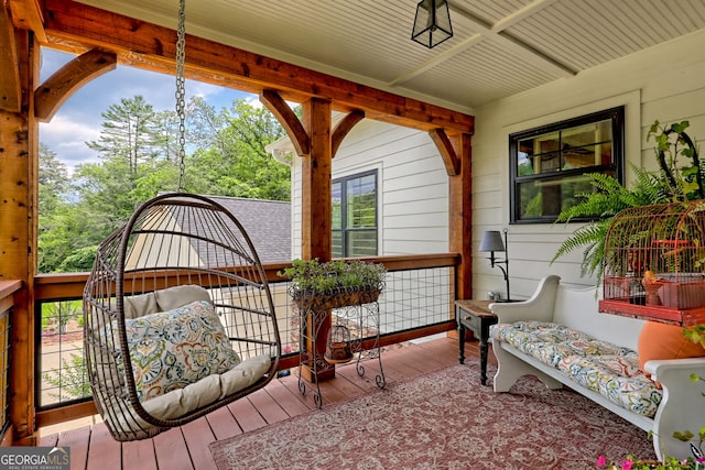 533 Ledford Rd, Dillard, GA 30537 - view of patio