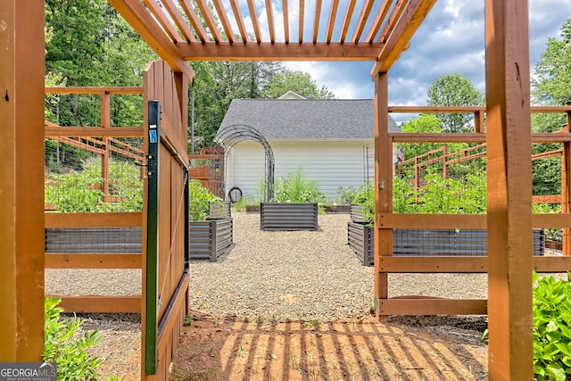 533 Ledford Rd, Dillard, GA 30537 - view of patio / terrace with a garden