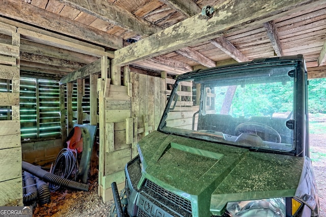 533 Ledford Rd, Dillard, GA 30537 - detailed view of wooden ceiling