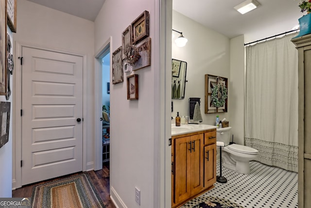 533 Ledford Rd, Dillard, GA 30537 - full bathroom featuring vanity and a shower with shower curtain