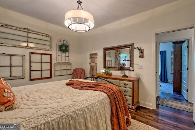 533 Ledford Rd, Dillard, GA 30537 - bedroom featuring wood finished floors and baseboards