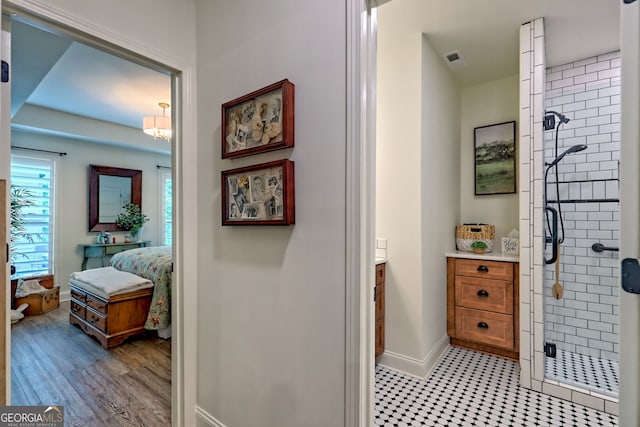 533 Ledford Rd, Dillard, GA 30537 - full bath featuring vanity and a stall shower