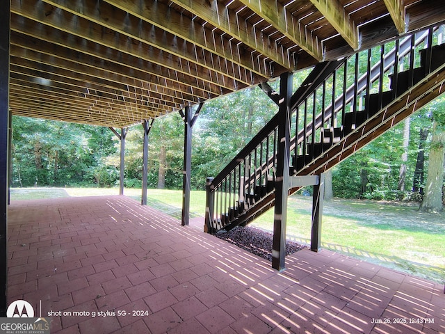 1292 Hidden Spirit Trl, Lawrenceville, GA 30045 - view of patio / terrace with stairs
