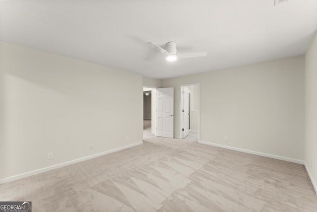 5455 Malone Ct, Powder Springs, GA 30127 - unfurnished room featuring ceiling fan and light carpet
