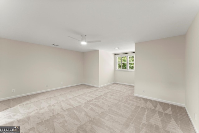 5455 Malone Ct, Powder Springs, GA 30127 - unfurnished room with light colored carpet and a ceiling fan