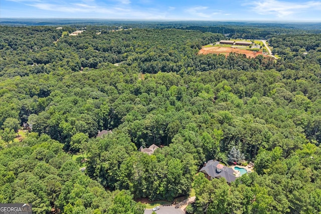 5455 Malone Ct, Powder Springs, GA 30127 - aerial view of a heavily wooded area